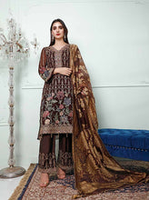 Load image into Gallery viewer, PARIGUL Luxury Embroidered 3pc Unstitched Chiffon Suiting