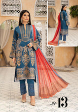 Load image into Gallery viewer, Kiyana 3pc Unstitched Embroidered Viscose Suiting JR-13