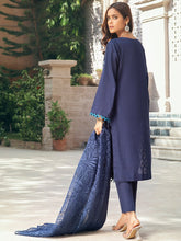 Load image into Gallery viewer, Signature 3 pc Unstitched Luxury Lawn Suiting