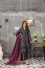 Load image into Gallery viewer, Faustina 3 pc Unstitched Banarsi Lawn Suit by Tawakkal Fabrics
