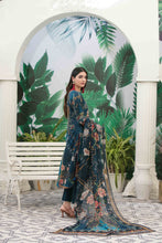 Load image into Gallery viewer, UFARA 3 pc Unstitched Digital Printed Banarsi Lawn Suiting

