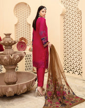 Load image into Gallery viewer, MARJAAN 3pc Unstitched Fancy Chiffon Suiting M-05
