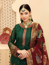 Load image into Gallery viewer, MARJAAN 3pc Unstitched Fancy Chiffon Suiting M-06
