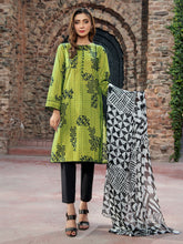 Load image into Gallery viewer, Unstitched Printed Lawn 3pc Suit (Code:U1513GREEN)
