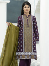 Load image into Gallery viewer, Unstitched Lawn 2pc Suit (Code:U1450-2PC-PLUM)
