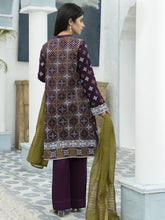 Load image into Gallery viewer, Unstitched Lawn 2pc Suit (Code:U1450-2PC-PLUM)
