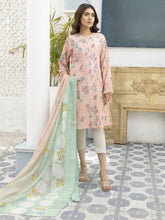 Load image into Gallery viewer, Unstitched Printed Lawn 2pc Suit (Code:U1365-2PC-PEACH)
