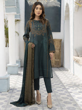 Load image into Gallery viewer, Unstitched Printed Raw Silk 2pc Suit (Code:U1547-2PC-ZINC)
