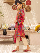 Load image into Gallery viewer, Unstitched Lawn Texture 1 Piece Shirt (Code:U1527-1PC-RED)
