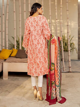 Load image into Gallery viewer, Unstitched Printed Lawn 2pc Suit (Code:U1522-2PC-PEACH)
