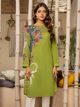 Load image into Gallery viewer, Unstitched Printed Lawn 1 Piece Shirt (Code:U1552-1PC-GREEN)
