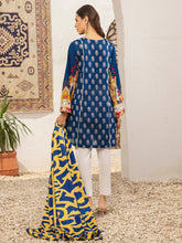 Load image into Gallery viewer, Unstitched Printed Lawn 2pc Suit (Code:U1574-2PC-BLUE)

