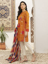 Load image into Gallery viewer, Unstitched Printed Lawn 2pc Suit (Code:U1578-2PC-ORANGE)
