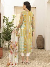 Load image into Gallery viewer, Unstitched Printed Lawn 2pc Suit (Code:U1585-2PC-AQUA)
