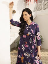 Load image into Gallery viewer, Unstitched Printed Lawn 1 Piece Shirt (Code:U1493-1PC-PURPLE)
