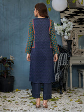 Load image into Gallery viewer, Unstitched Lawn Texture 1 Piece Shirt (Code:U1394-1PC-BLUE)
