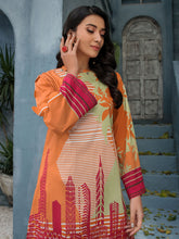 Load image into Gallery viewer, Unstitched Printed Lawn 1 Piece Shirt (Code:U1408-1PC-PINK)
