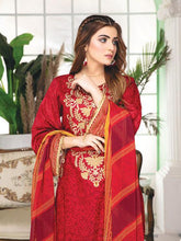Load image into Gallery viewer, Almirah Unstitched Embroidered Printed Lawn Suit DA004
