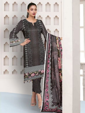 Beechtree Mor Bagh 3pc Unstitched Printed Lawn Suit (KA-06)
