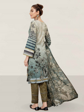 Load image into Gallery viewer, Bin Dawood - Ayesha Samia 3pc Unstitched Embroidered Digital Printed Luxury Lawn Suit D-02
