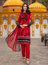 Load image into Gallery viewer, Bin Dawood Tania 3pc Unstitched Embroidered Digital Printed Lawn Suit D‐01
