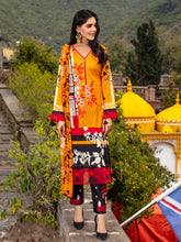 Load image into Gallery viewer, Bin Dawood Tania 3pc Unstitched Embroidered Digital Printed Lawn Suit D‐03
