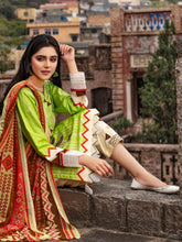Load image into Gallery viewer, Bin Dawood Tania 3pc Unstitched Embroidered Digital Printed Lawn Suit D‐05
