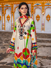 Load image into Gallery viewer, Bin Dawood Tania 3pc Unstitched Embroidered Digital Printed Lawn Suit D‐09
