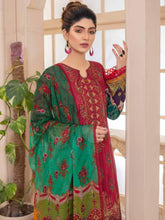 Load image into Gallery viewer, Bin Dawood Zara Sara 3pc Unstitched Embroidered Digital Printed Luxury Lawn Suit DZS-01
