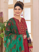 Load image into Gallery viewer, Bin Dawood Zara Sara 3pc Unstitched Embroidered Digital Printed Luxury Lawn Suit DZS-01
