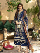 Load image into Gallery viewer, Bin Ilyas Dastak 3pc Unstitched Luxury Embroidered Festive Lawn Suit D14-B
