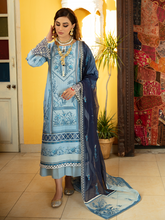 Load image into Gallery viewer, Bin ilyas ‐ Mor Mahal Ki Raniyan Unstitched Luxury Suit - MMR 006B
