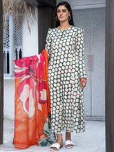 Load image into Gallery viewer, Unstitched Printed Lawn 2pc Suit (Code:U1501-2PC-SEAGRN)
