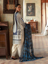 Load image into Gallery viewer, Salitex Faustina 3pc Unstitched Heavy Embroidered Luxury Lawn Suit WK-00989BUT
