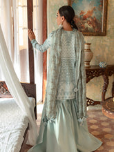 Load image into Gallery viewer, Salitex Faustina 3pc Unstitched Heavy Embroidered Luxury Lawn Suit WK-00990AUT

