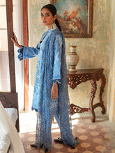 Load image into Gallery viewer, Salitex Faustina 3pc Unstitched Heavy Embroidered Luxury Lawn Suit WK-00990BUT
