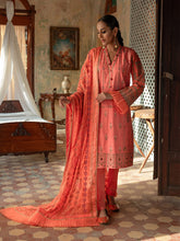 Load image into Gallery viewer, Salitex Faustina 3pc Unstitched Heavy Embroidered Luxury Lawn Suit WK-00993BUT

