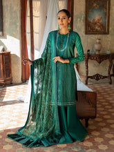 Load image into Gallery viewer, Salitex Faustina 3pc Unstitched Heavy Embroidered Luxury Lawn Suit WK-00994AUT
