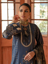 Load image into Gallery viewer, Salitex Faustina 3pc Unstitched Heavy Embroidered Luxury Lawn Suit WK-00994BUT
