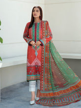 Load image into Gallery viewer, Florent Everyday Wear 3pc Unstitched Digital Printed Lawn Suit FL-P8A
