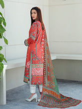 Load image into Gallery viewer, Florent Everyday Wear 3pc Unstitched Digital Printed Lawn Suit FL-P8A
