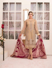 Load image into Gallery viewer, 3pc Unstitched Fancy Embroidered Chiffon Designer wear Dress - Tawakkal Fabrics
