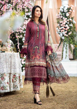 Load image into Gallery viewer, Choco Gold 3 pc Unstitched Embroidered Lawn Suit
