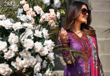 Load image into Gallery viewer, Purple Glimmer 3 pc Unstitched Embroidered Lawn Suiting - UMESHA
