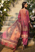 Load image into Gallery viewer, Ombre Fire 3 pc Unstitched Embroidered Lawn Suiting - UMESHA
