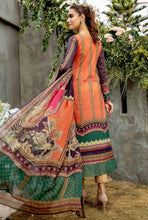 Load image into Gallery viewer, Sunset Hue 3 pc Unstitched Embroidered Lawn Suiting - UMESHA
