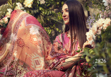 Load image into Gallery viewer, Ombre Fire 3 pc Unstitched Embroidered Lawn Suiting - UMESHA
