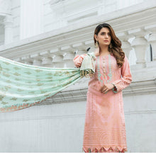 Load image into Gallery viewer, 3 pc Unstitched Heavy Embroidered Banarsi Jacquard Lawn Suits by Tawakkal Fabrics
