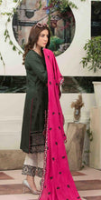 Load image into Gallery viewer, 3 pc Unstitched Embroidered Jacquard Lawn Suits by Tawakkal Fabrics
