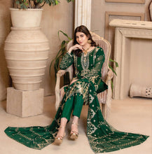 Load image into Gallery viewer, 3 pc Unstitched Fancy Embroidered Chiffon Suit
